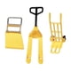 thumbnail image 3 of Casa de muñecas en miniatura para niños, vehículo de ingeniería, accesorios a escala 1:12, 1 Juego de Bulldozer, juguetes de tráfico en miniatura para conjunto amarillo, 3 of 5