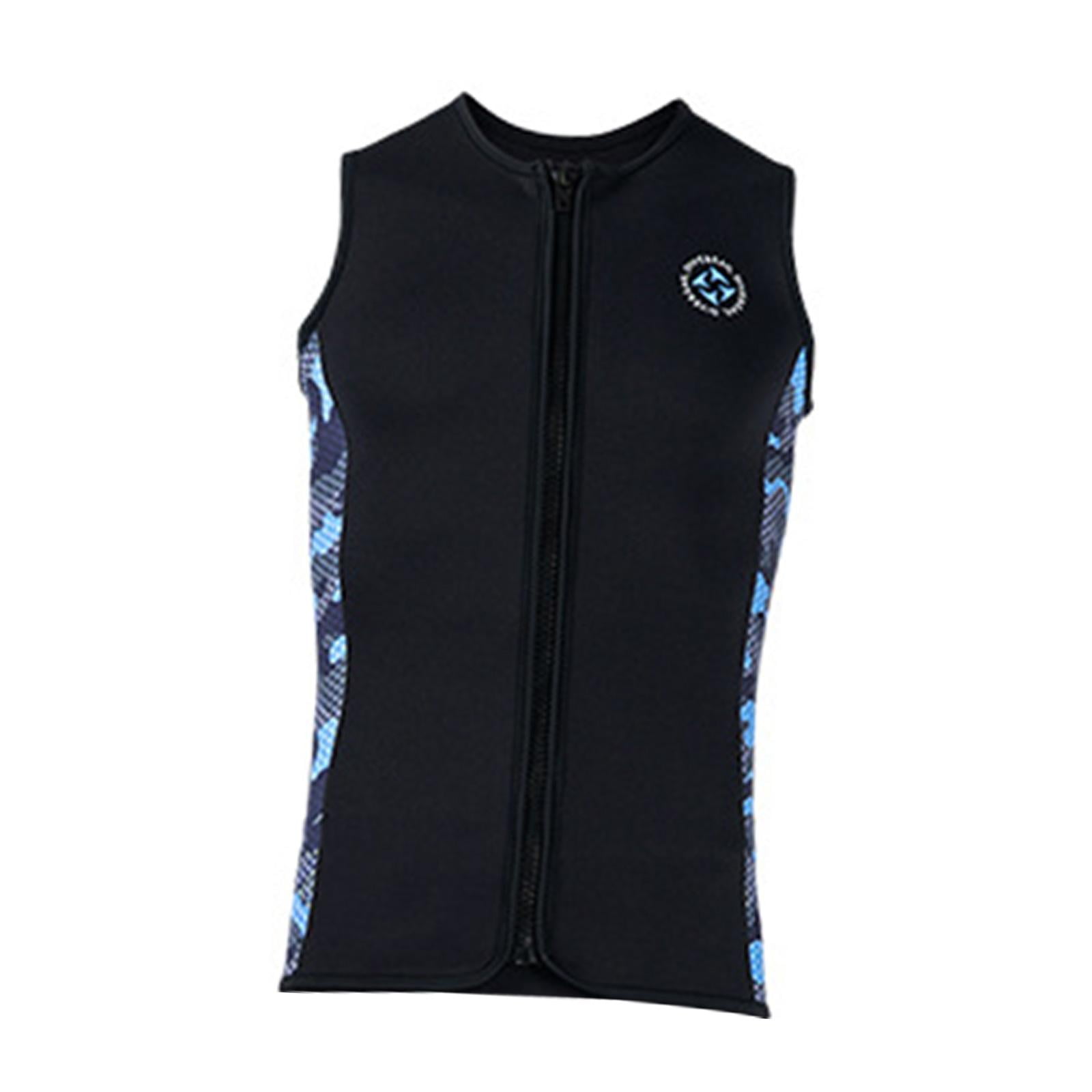 Magideal - Top De Traje De Neopreno Para Hombre, Chaleco Sin Mangas, Chaleco Para Bucear De Neopreno, Traje De Baño Para Mantener El Calor, Para Piragüismo, Kaya Xl