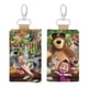 thumbnail image 1 of Masha y el Oso Toalla con diseño único, regalo ideal para fans. Perfecta para uso diario, fitness, yoga, boxeo y bronceado. Medidas: 35x73 cm, 1 of 6