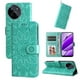 thumbnail image 5 of Funda tipo cartera FOXDOCK para Realme 11 4G , diseño girasol en relieve, cuero PU, cierre magnético, soporte y tarjetero, 5 of 5