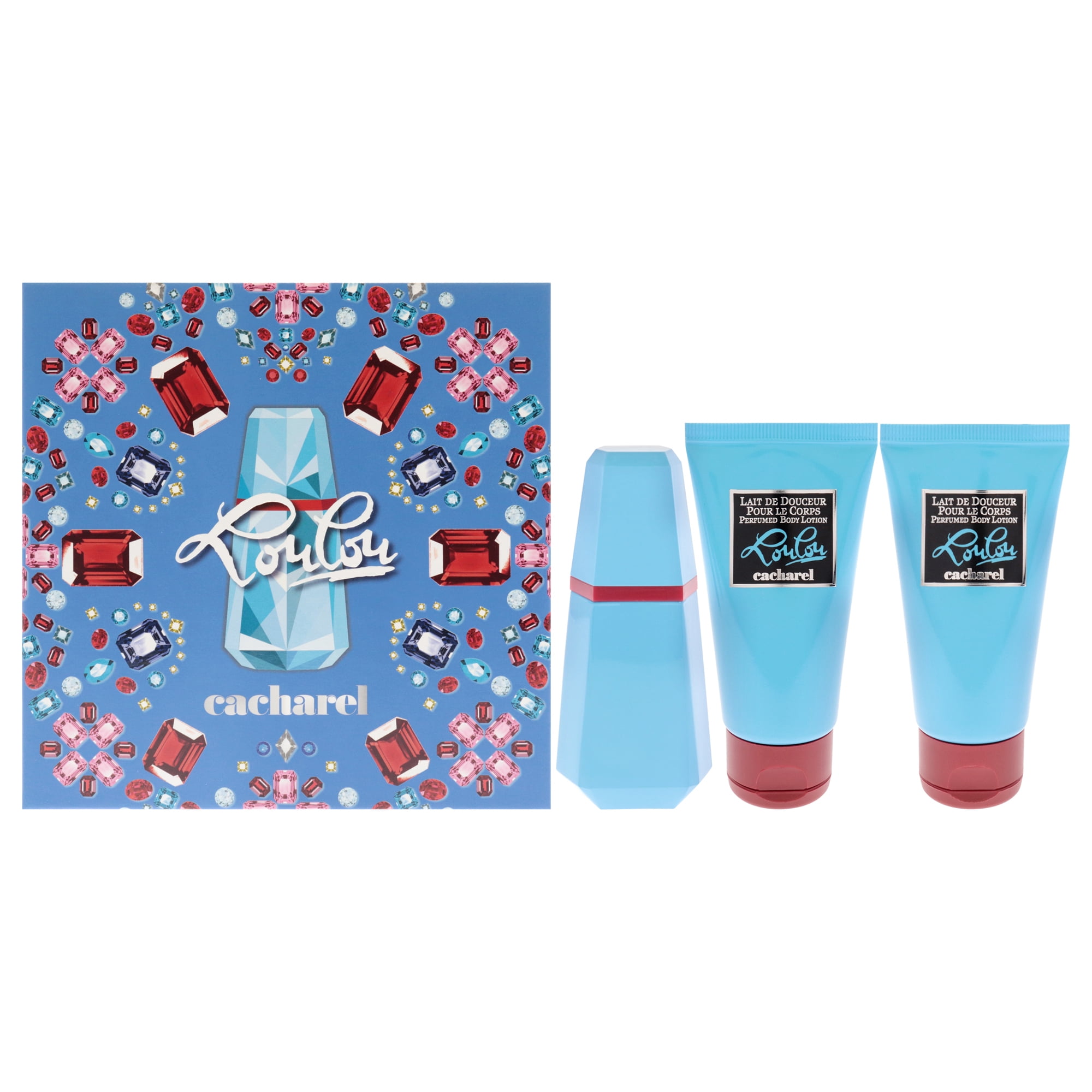 Set De Regalo Perfume Cacharel Lou Lou Edp Mujer 3 Piezas