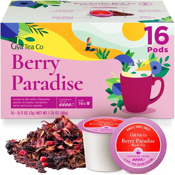 Cápsulas de té Gya Tea Co 16 unidades Berry Paradise - Té negro