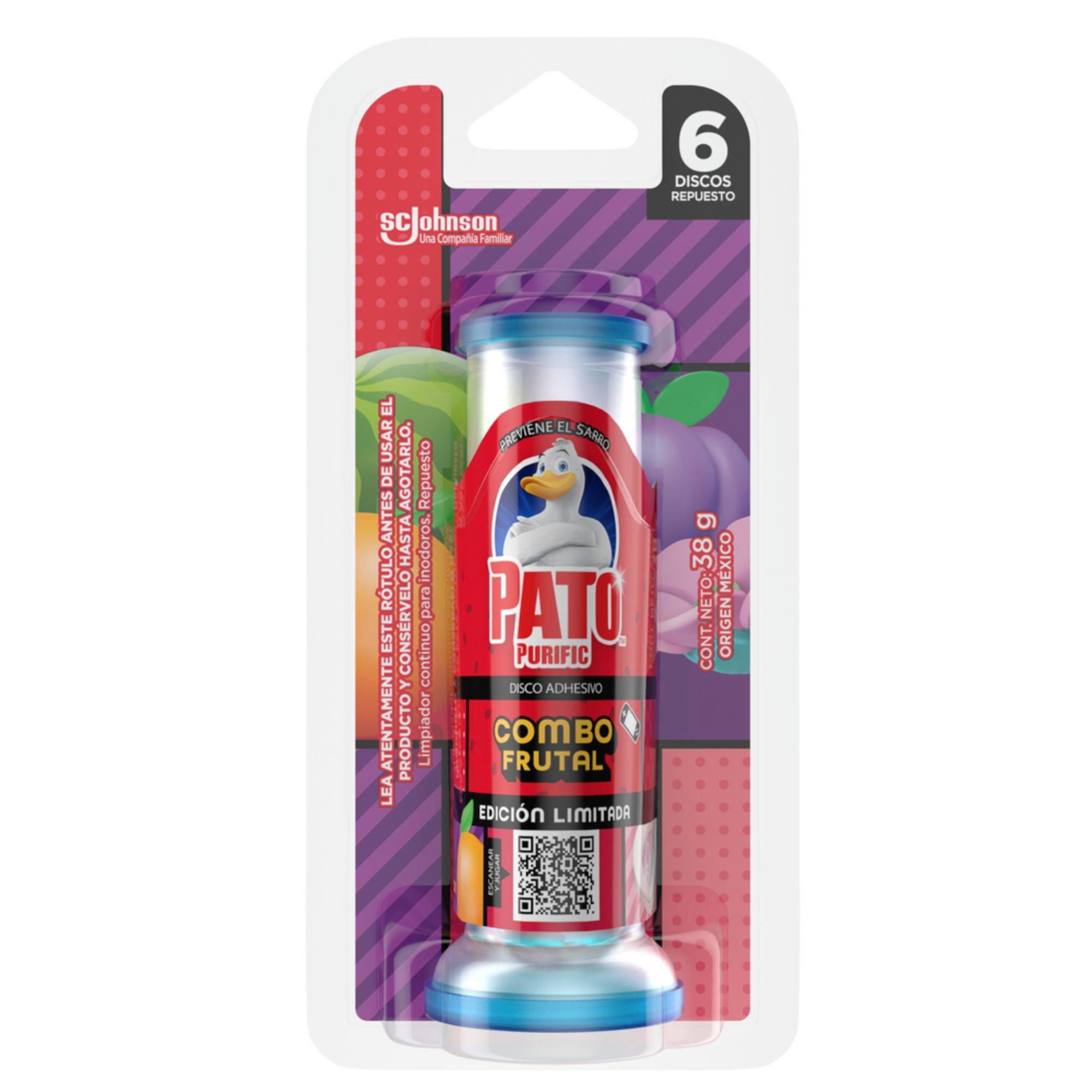 Limpiador Inodoro Discos Activos Pato Combo Frutal 38 g Pato Purific