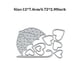 thumbnail image 5 of Marco de paraguas Dies Love para cortar metal, ideal para manualidades, 5 of 6