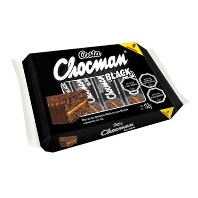 Bizcocho Chocman Black 4 Un 132 G Costa