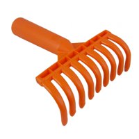 Magideal - Rastrillo De Hojas De Jardín Pequeño, Rastrillo De Hojas De Césped, Eliminación De Césped, Rastrillo De Jardín, 9 Puntas, Rastrillo De Hojas De Césped