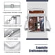 thumbnail image 4 of Bolso de mano MoKo Clear Stadium Approved Crossbody gris, 4 of 7
