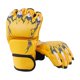 thumbnail image 1 of Guantes de Boxeo Mma, Protector Transpirable, Guantes Duraderos de Medio para Hombres, Mujeres, Adultos, Saco de Boxeo, Entrenamiento, Kickboxing , Garra de tigre amarillo, 1 of 5