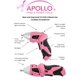 thumbnail image 5 of Juego de herramientas Apollo DT0773N1, 135 piezas con destornillador de 3,6 V, color rosa, 5 of 7