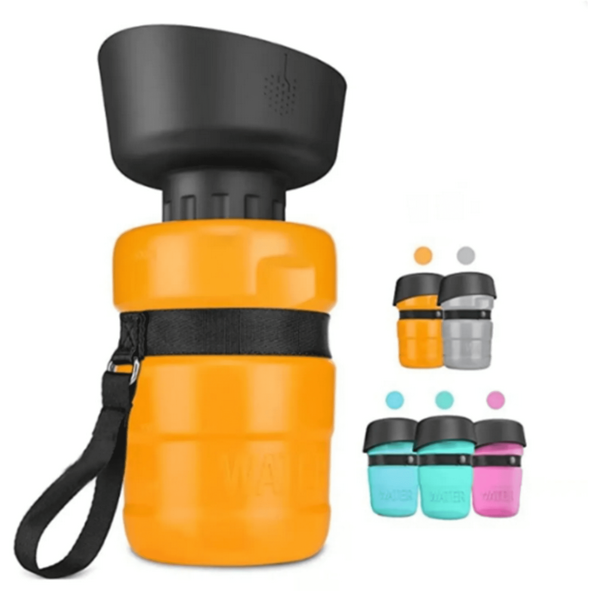 Genérico - Botella De Agua Plegable Para Perros