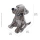 thumbnail image 2 of Tope para Puerta con Forma de Perro Elements 28 cm de Poliéster a Cuadros Marrón, 2 of 5