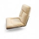 thumbnail image 2 of Sofá puff de piso reclinable gris, 2 of 7