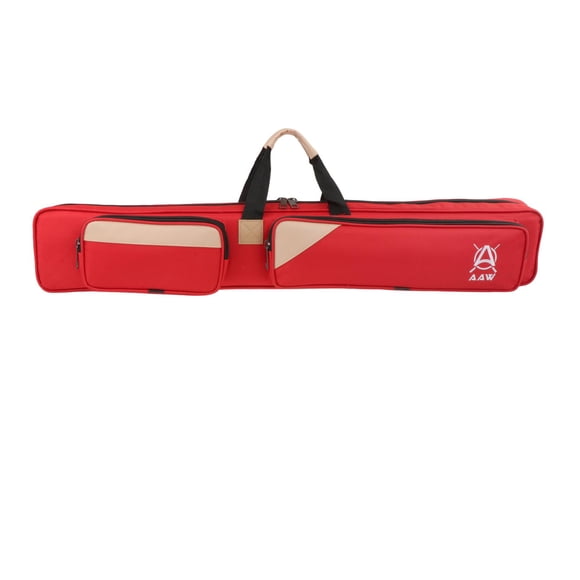 Bolsa de almacenamiento para tacos de billar, funda protectora portátil con 7 agujeros con correa de hombro ajustable, estuche con cremallera, bolsa d