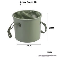 Xusx111 - Cuenca Plegable Multifuncional, Bañera Plegable, Papelera Portátil, Cubo Plegable Ligero Con Manijas Para Acampar, Lavavajillos, Lavandería, Pesca, Senderismo