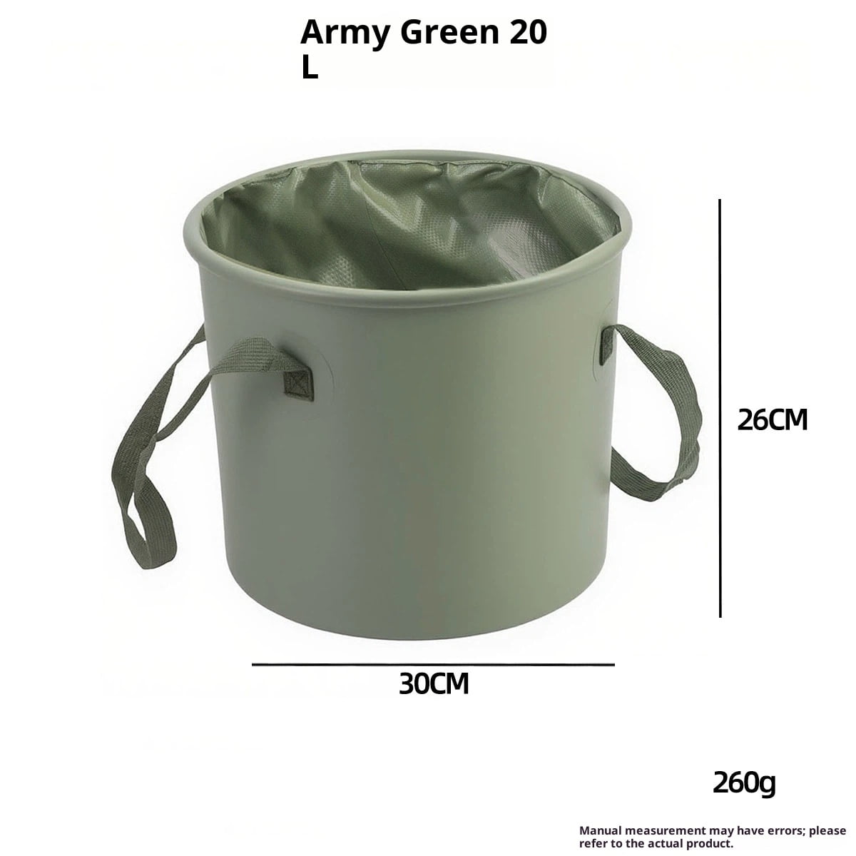 Xusx111 - Cuenca Plegable Multifuncional, Bañera Plegable, Papelera Portátil, Cubo Plegable Ligero Con Manijas Para Acampar, Lavavajillos, Lavandería, Pesca, Senderismo