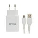 thumbnail image 3 of Cargador De Pared 2 USB 2.1A Cable Micro USB Blanco, 3 of 4