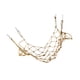 thumbnail image 4 of Cuerda Para Columpio De Loro Con Red De Escalada Para Pájaros Con Ganchos De Hebillas Para Conures Budgie 50cmx40cm, 4 of 5