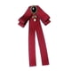thumbnail image 1 of Cinta Pajarita Broche Corbata Cócteles Fiesta Graduación Bowknot Broche Pin Rojo, 1 of 5