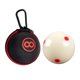thumbnail image 2 of Bola De Billar Con Bolsa De Almacenamiento, Portátil, Redonda, Para Juegos, Ejercicios, Partidos, Bolsa De Almacenamiento Roja, 2 of 5
