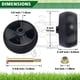 thumbnail image 5 of Kit de Ruedas CheeMuii para Plataforma de Cortacésped de 5" Paquete de 4 con Pernos, 5 of 8