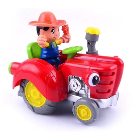 Total Click - Juguete Auto Tractor De Granjero Musical Infantil