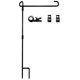 thumbnail image 1 of Soporte para Bandera de Jardín Akeydeco de Metal Impermeable, 1 of 7
