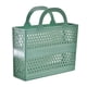thumbnail image 2 of Canasto De Almacenamiento De Plástico, Elegante Canasto De Regalo Para Salón, Granja, Baño, Verde, 2 of 3