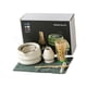 thumbnail image 3 of Set de Matcha con soporte para batidor, herramientas de cerámica japonesas para hacer té matcha, regalo para amantes del té, batidor y cuchara para ma Blanco 7 piezas, 3 of 5