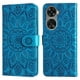 thumbnail image 1 of Funda tipo cartera FOXDOCK para Huawei Nova 11 SE , diseño girasol en relieve, cuero PU, cierre magnético, soporte y tarjetero, 1 of 5