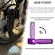 thumbnail image 3 of Estriberas traseras plegables para motocicleta JXPANG M8 moradas universales, 3 of 7
