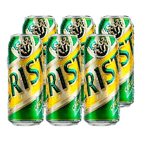 Pack 12 Cervezas Cristal Lager Lata 470 Ml