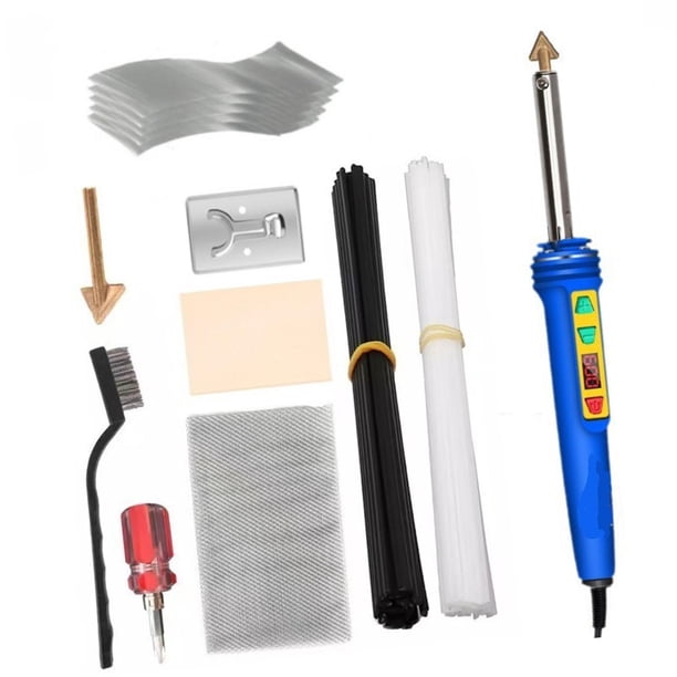 Kit de soldador, kit de reparación, máquina de soldadura digital portátil y compacta para plásticos, mini soldadora para joyería y placas de circuito