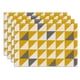 thumbnail image 1 of Set De 4 Mantelitos Individuales Para Mesa Tapetes Rectangulares De Tela Premium Fina Impermeables Y Resistentes 32 X 45 Cm Estilo B D, 1 of 5
