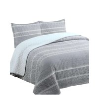 Genérico - Cubrecama Quilt Sherpa King 250X270 27