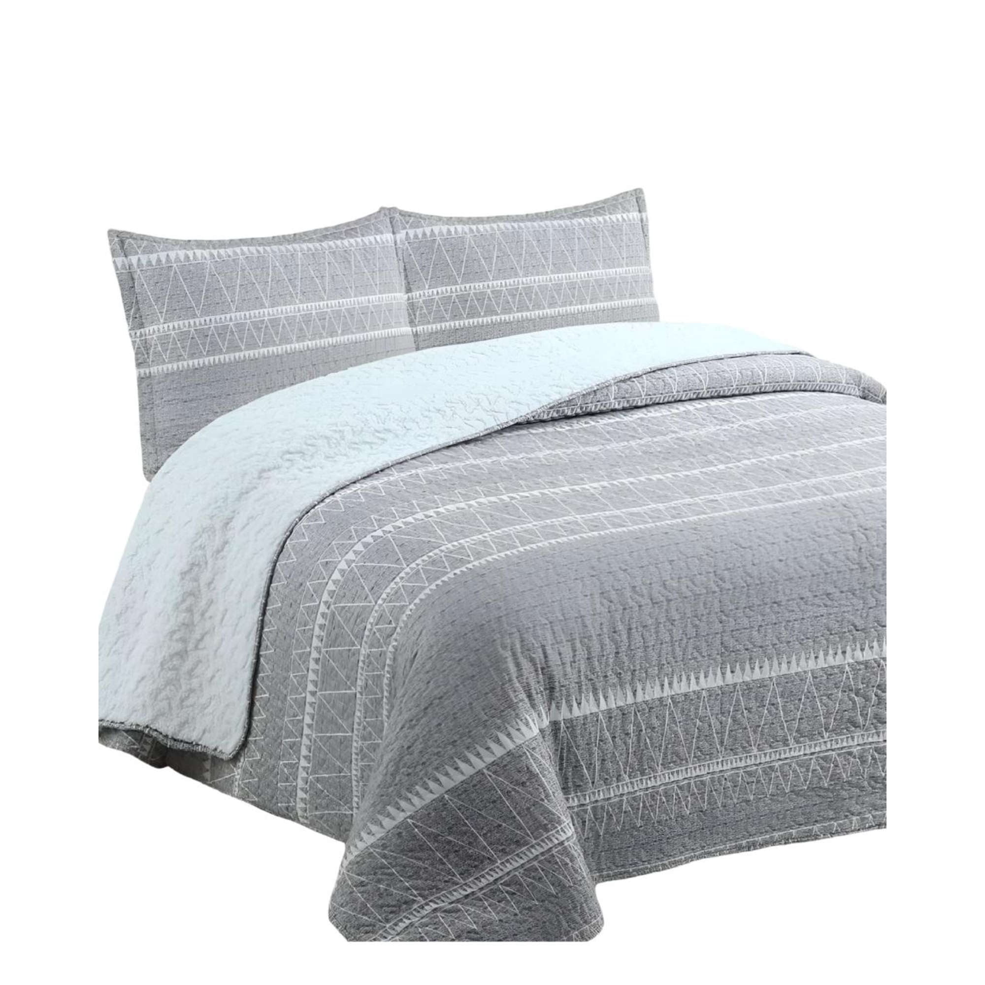 Genérico - Cubrecama Quilt Sherpa King 250x270 27