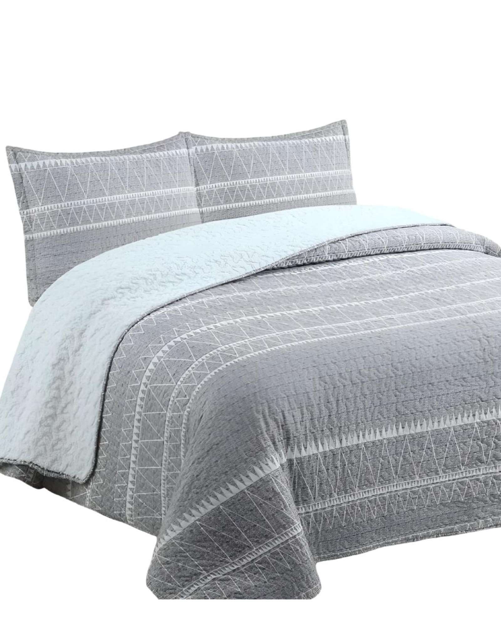Genérico - Cubrecama Quilt Sherpa King 250X270 27