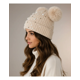 thumbnail image 3 of Gorro Dos Pompon Diseño Perlas Forrado Con Chiporro, 3 of 3