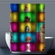 thumbnail image 1 of Cortina de ducha de Los Muppets, juego de cortina de baño con ganchos, tamaño 48 x 72 pulgadas, 1 of 3