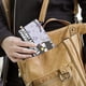 thumbnail image 5 of Badtz-Maru Porta Pasaporte y Cartera de Viaje Premium de Cuero PU, Funda de Pasaporte Bloqueo RFID con Ranuras para Tarjetas de Crédito, Estuche para Libro de Pasaporte para Familia 10cm × 15cm, 5 of 6