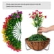 thumbnail image 4 of Cesta colgante artificial con plantas y flores HyeFlora Daisy, 4 of 8