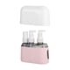thumbnail image 3 of Botellas De Viaje Para Artículos De Tocador Contenedores De Tama?o De Viaje Para Cosméticos De Jabón En Espuma 3 Piezas Rosa, 3 of 5