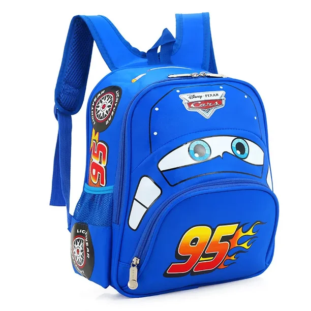 Disney car children's bag kindergarten boy safety backpack primary school students 3-6 years old