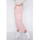 thumbnail image 2 of Pantalones de Cintura Ajustable con Broches y Pernera Ancha y Tobillo Liso de Estilo Chic Pastel, 2 of 3