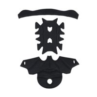 Magideal - Kit De Relleno De Casco Almohadillas De Casco Accesorio De Conducción Suave De Reemplazo Transpirable Cojines De Almohadillas De Espuma Universal Para