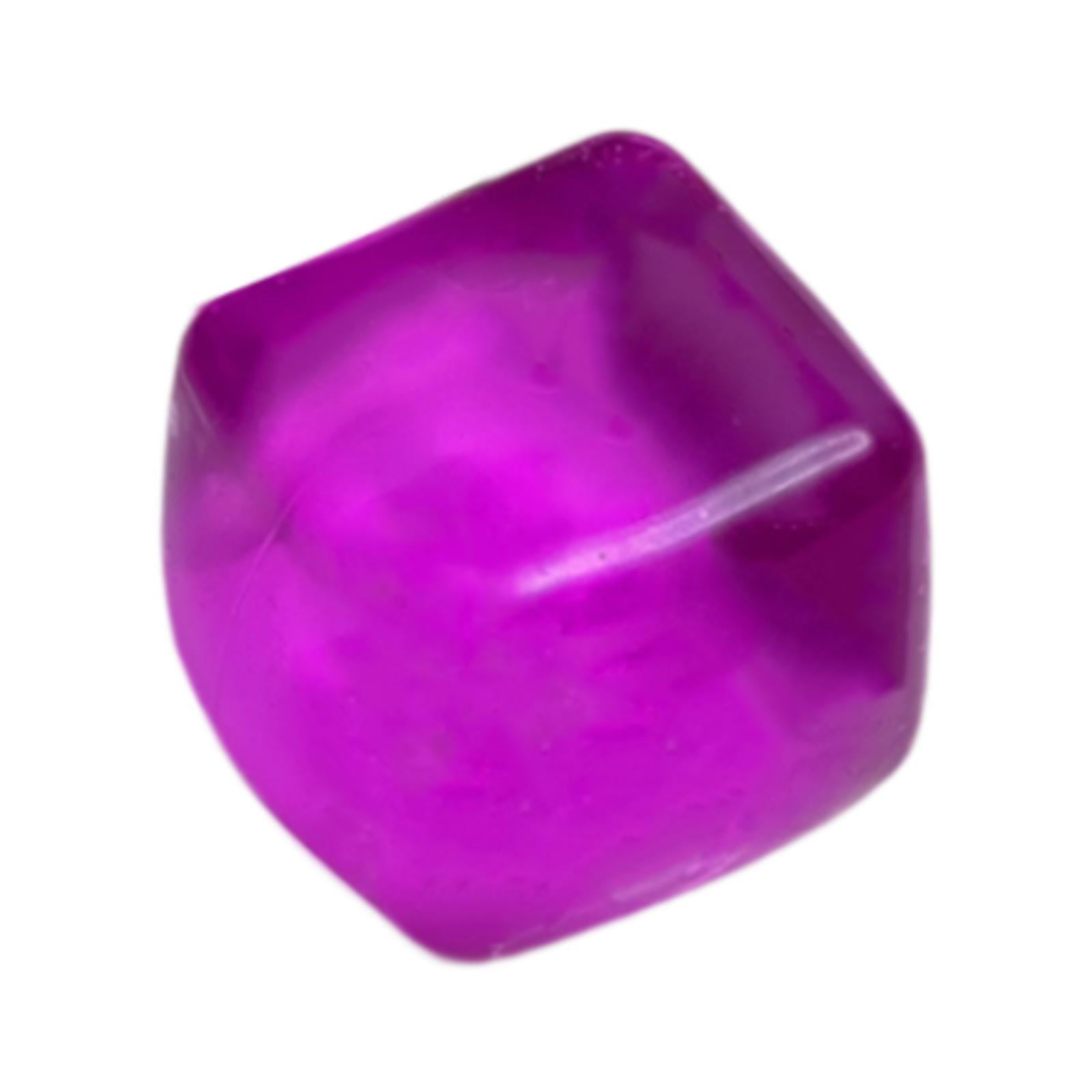 Magideal - Cubo Apretando Juguetes Inquietos Juguetes De Canasta De Tareas Favores De Regalo De Regalo Suave Juguete Sensorial Divertido Para Niños Adolescentes Púrpura