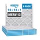 thumbnail image 1 of Filtro de aire Aerostar MERV 13 14x14x1 - 6 unidades para HVAC, 1 of 5
