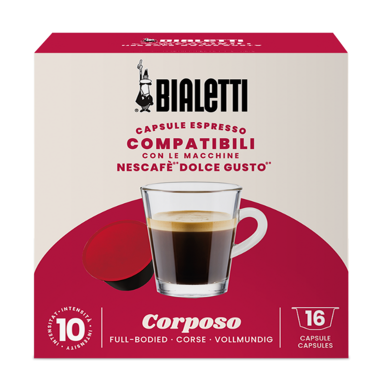 Cápsula De Café Corposo Bialetti Para Dolce Gusto