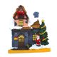 thumbnail image 5 of Escena De Navidad De Resina Snow House Light Up Village Decor Santa Claus Y Bell, 5 of 5