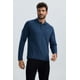 thumbnail image 3 of Polera Hombre Detalle Mangas Azul Marino, 3 of 4