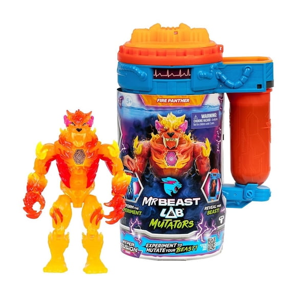MR BEAST LAB MUTATORS S2 FIGURA MUTANTE CAMARA - FIRE PANTHER
